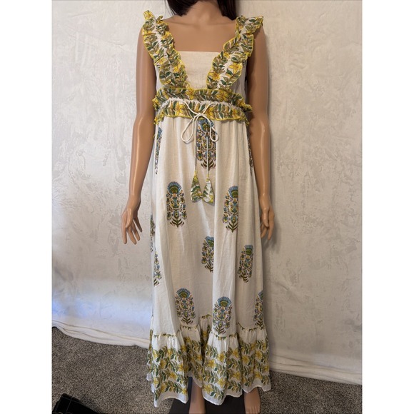 Anthropologie Dresses & Skirts - Anthropologie Love the Label Maxi Dress Size Medium floral Peasant Cottagecore
